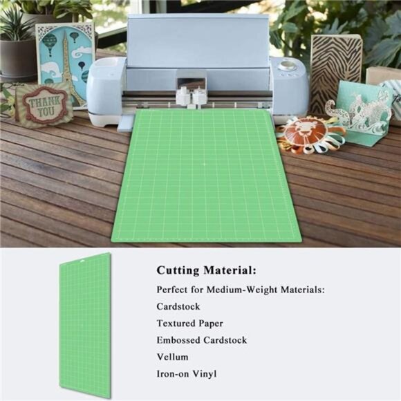 4PCS 12x24 Mats for Cricut Maker 3/Maker Explore Air 2/Air/One with 5 - Picture 2 of 8